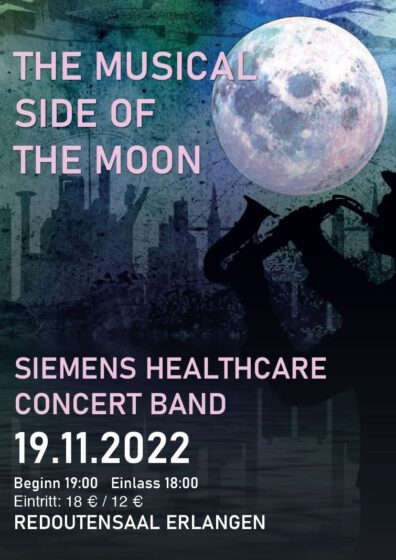 Plakat - SHCB Jahreskonzert "The Musical Side of the Moon" 2022